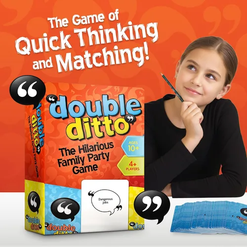Vista 2 de Juego de inspiración Double Ditto, juego de mesa para fiesta familiar