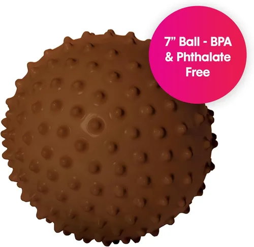 Vista 2 de Edushape Pelota sensorial original, bola de bebé de 7 pulgadas para el desarrollo de habilidades motoras gruesas en niños de 6 meses en adelante