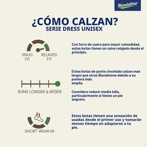 Vista 6 de Blundstone Botas Chelsea de vestir para hombre y mujer Negro