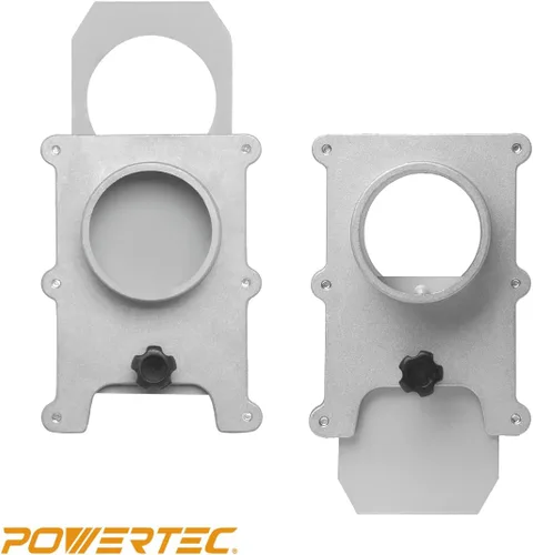 Vista 5 de POWERTEC 70134V - Puerta de aluminio de 2-1/2 pulgadas para colector de polvo, accesorios de recolección de polvo, 1 paquete (paquete de 2)