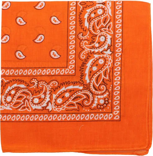 Vista 7 de Motique Accessories Bandana de algodón de 22 pulgadas con estampado cachemira