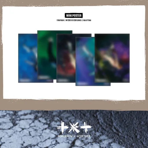 Vista 5 de TXT TOMORROW X TOGETHER - El Capítulo del Nombre: FREEFALL 3er álbum GRAVITY Ver (HUENINGKAI)