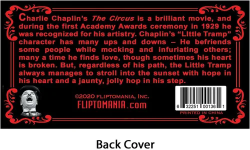Vista 4 de Fliptomania Charlie Chaplin Flipbook 3 Pack: El circo, la fiebre del oro, la pista The Rink, The Gold Rush & The Circus on Flip Book Paper