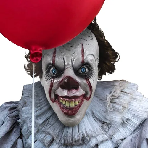 Vista 2 de Waylike Scary - Máscara de payaso para adultos