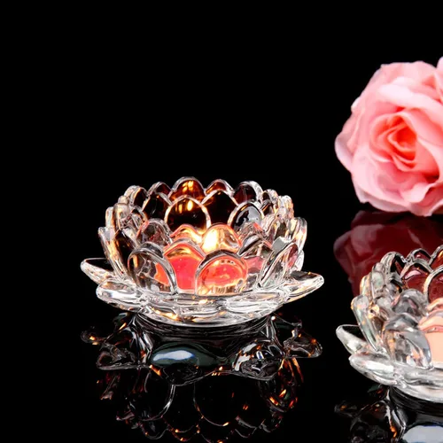 Vista 6 de Velas de té de rosa, 12 piezas hechas a mano delicadas velas de flores con 100 pétalos de rosa de seda, mini discos de vela para bodas