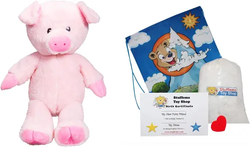 Vista 2 de Haz tu propio juego de animales de peluche de 8 pulgadas, muy suave, no requiere costura