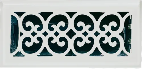 Vista 39 de Registro victoriano de piso de 4 x 10 pulgadas en acabado gris granito - Cubiertas de ventilación para piso del hogar - Cubiertas decorativas