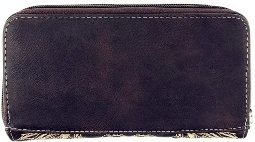 Vista 5 de Texas West Premium - Cartera para mujer con hebilla de diamantes de imitación en 6