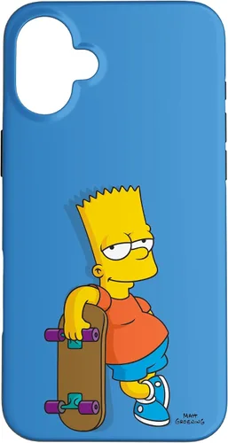 Vista 23 de The Simpsons Bart Simpson - Carcasa para iPhone 17, color azul cielo