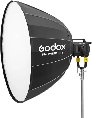 Vista 2 de Godox 59" softbox parabólico para KNOWLED MG1200Bi Bi-Color LED Light
