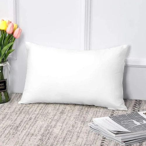 Vista 2 de Artscope Cojín rectangular de alta calidad para sofá, cama, cojín decorativo para interiores, 12 x 20 pulgadas