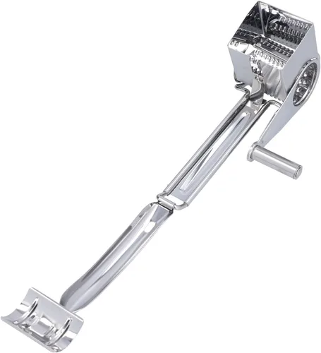 Vista 7 de Rallador de queso, mango giratorio de acero inoxidable, rotación manual, ahorro de tiempo, nuez de nuez, molinillo de pollo, herramienta