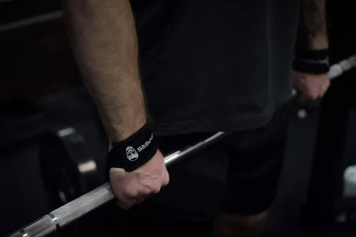 Vista 5 de Gymreapers - Correas de muñeca para levantamiento de pesas, culturismo, levantamiento de potencia, entrenamiento de fuerza, peso muerto y remo - De