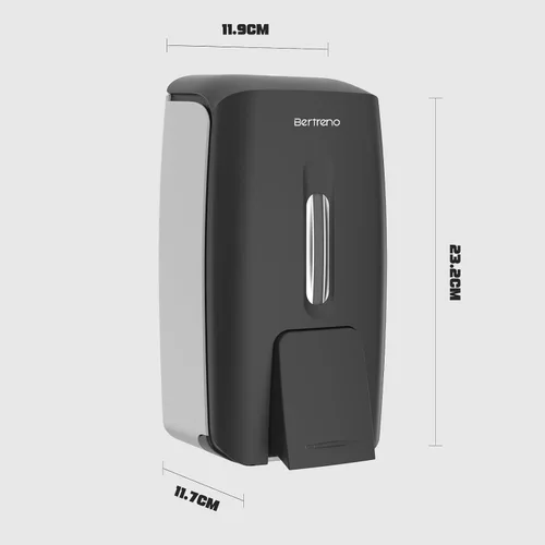 Vista 8 de Dispensador de jabón comercial de montaje en pared, dispensador de jabón de manos de 27.1 fl oz, dispensador de desinfectante de manos líquido