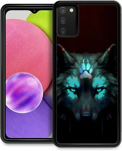 Vista 12 de CARLOCA Funda compatible con Samsung Galaxy S23 Plus, diseño gráfico de identidad negro espiritual lobo, a prueba de golpes, antiarañazos