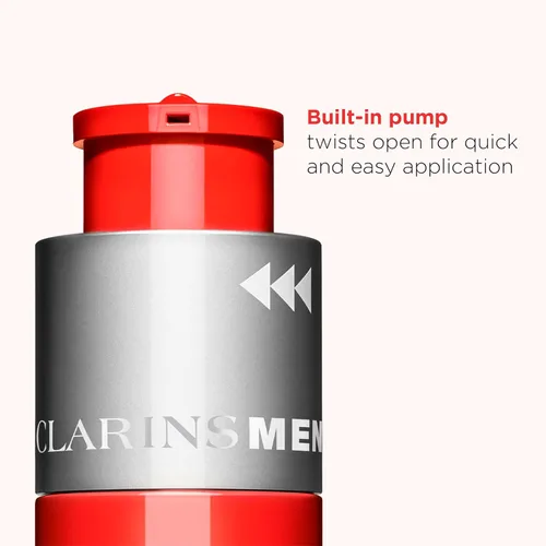 Vista 6 de CLARINS MEN Gel energizante Gel hidratante fresco y matificante para hombres Energiza la piel y bloquea la humedad Matifica y desbrilla