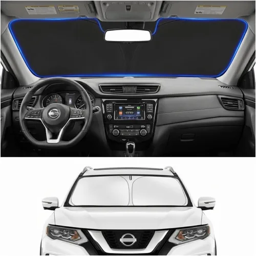 Vista 138 de Parasol para parabrisas para BMW X1 E84 2016-2024 2025, accesorios – Cubierta de parasol para parabrisas de ventana delantera, ajuste personalizado