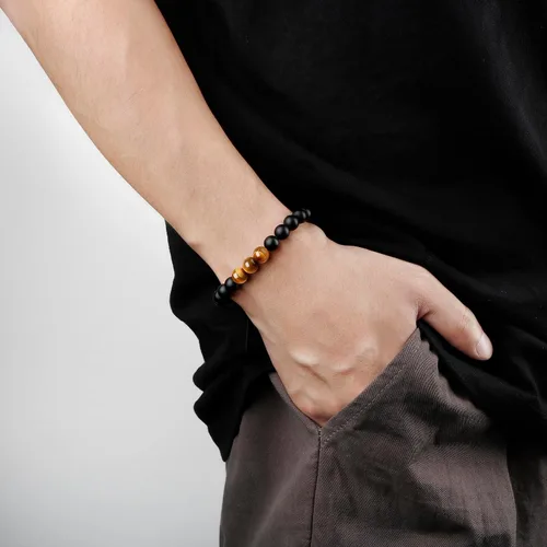 Vista 2 de Pulsera de regalo para hombre, para papá, hijo, mi hombre, novio, marido, hermano, nieto, abuelo, bonificación, papá, sobrino, tío, cumpleaños, día
