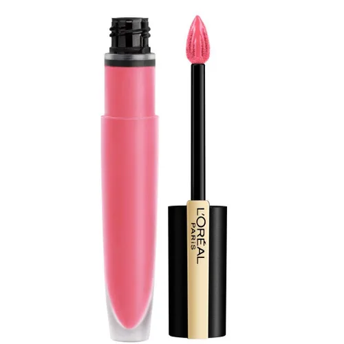 Vista 10 de L'Oréal Paris Makeup Rouge Signature - Tinta de labios mate, Adored Adorado