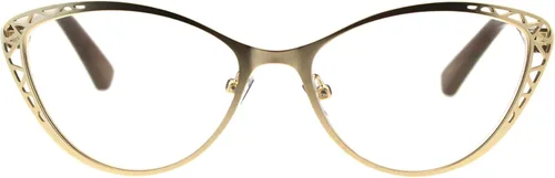 Vista 2 de PASTL Gafas de Lectura para Mujer Lentes Ampliados Diseño Ojo de Gato con Bisagra de Muelle Dorado