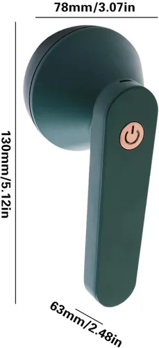 Vista 7 de Removedor de pelusa eléctrico recargable, afeitadoras de tela portátiles para ropa, removedor de pelusa con 3 cuchillas de repuesto, elimina