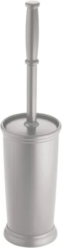 Vista 10 de mDesign Cepillo de Inodoro y Soporte - Cepillo de Baño Cubierto - Limpiador de Inodoro en Pie en Soporte Moderno - Cepillo de Limpieza Profunda