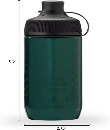Vista 6 de Polar Bottle Session Muck - Botella de agua para bicicleta de montaña, sin bisfenol A, botella para ciclismo y deportes con cubierta antipolvo