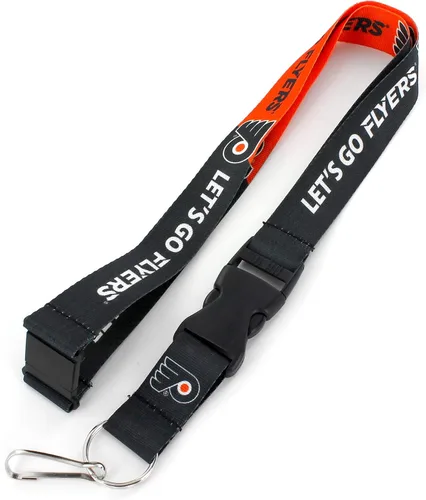Vista 2 de Cordón de eslogan de la NHL - Cordón de seguridad para el cuello - Soporte para tarjetas de identificación
