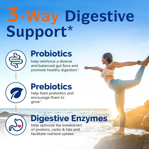 Vista 7 de Innate Vitality Glicinato de magnesio y probióticos paquete de 120 mil millones, sin OMG, sin gluten, lácteos de soja y vegano, magnesio