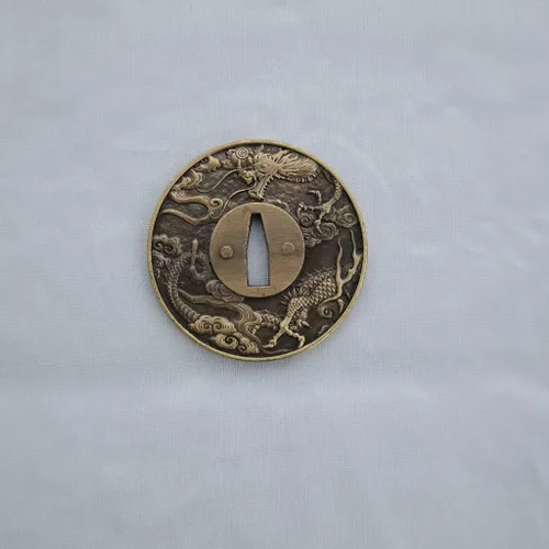 Vista 3 de Espada samurái japonesa KOSHIRAE – TSUBA FUCHI KASHIRA MENUKI X82