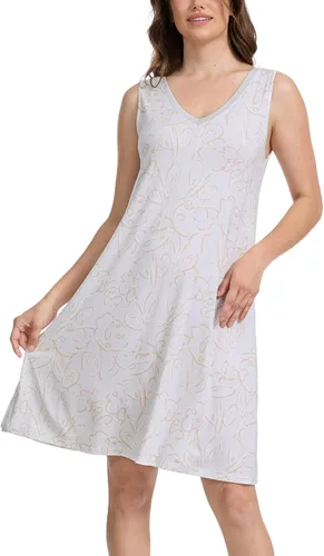 Vista 30 de GYS Cooling Bamboo Viscose Sleeveless Nightgowns for Women Aguamarina