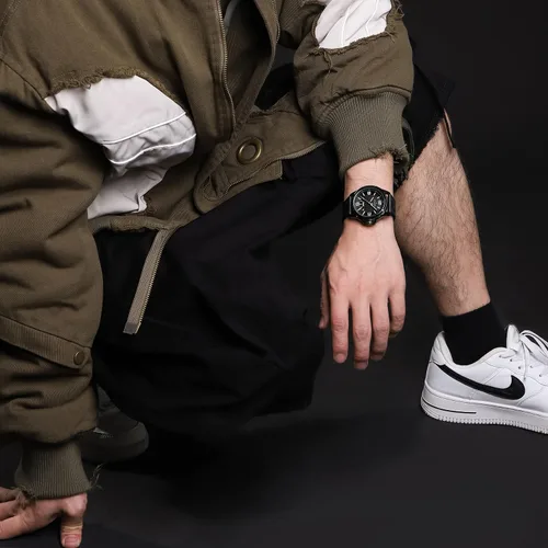 Vista 6 de NAVIFORCE Reloj impermeable para hombres, mujeres, niños y niñas, analógico, militar, deportivo, unisex, correa de silicona