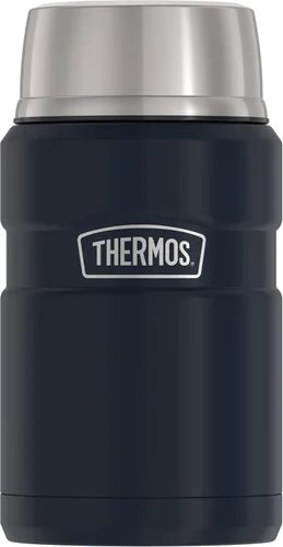 Vista 22 de THERMOS Stainless King Tarro de alimentos aislado al vacío con cuchara, 16 onzas, verde militar
