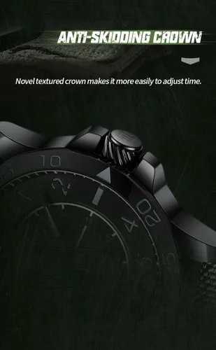 Vista 8 de NAVIFORCE Reloj deportivo para hombre con correa de nylon reloj de cuarzo dorado resistente al agua con fecha grande - perfecto para actividades al