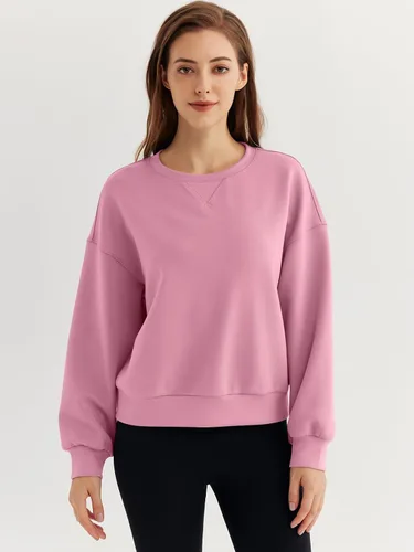 Vista 4 de AUTOMET Sudaderas con capucha para mujer, cuello redondo, suéteres casuales y cómodos, trajes de otoño, ropa de invierno de moda 2023