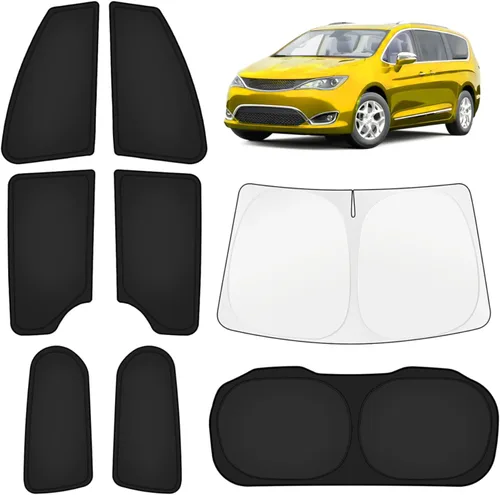 Vista 184 de KUST - Parasol plegable para parabrisas para BMW X1 E84, accesorios 2011 2012 2013 2014 2015, protector de visera de sol ajustable que bloquea