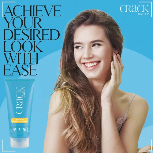 Vista 7 de Crack HAIR FIX - Mascarilla capilar restauradora de flujo (8 oz)