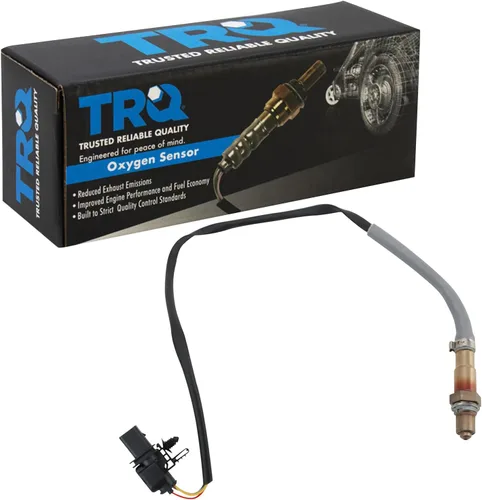 Vista 351 de TRQ Sensor de Oxígeno O2 de 4 Hilos de Banda Estrecha Compatible con VW Atlas 2.0L 2018-21, VW GTI 2.0L 2016-18, Audi A3 Quattro 2.0L 2015-18, VW