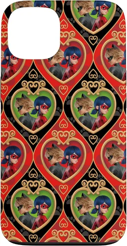 Vista 7 de Funda roja y verde para iPhone SE (2020) / 7 / 8 Miraculous Ladybug and Cat Noir The Movie