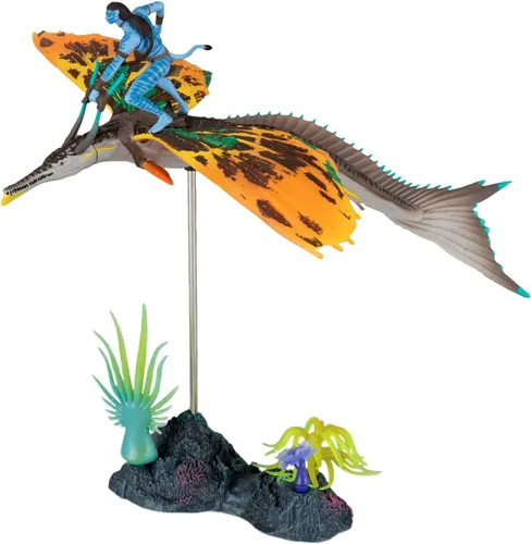 Vista 10 de McFarlane - Avatar: The Way of Water - Mundo de Pandora - Jake Sully y Skimwing Avatar el camino del agua Playset Mundo de Pandora - Jake Sully &