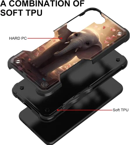 Vista 793 de Funda para Galaxy A14 5G, [Doble Capa][Protección contra Caídas de Grado Militar de 10 Pies] [Antideslizante] Funda Resistente a Prueba de Golpes