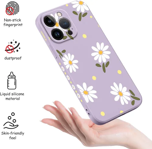 Vista 4 de LEECG Funda para iPhone 12 Pro Max, diseño creativo con estampado floral de mariposa de astronauta, funda de teléfono antiarañazos, forro