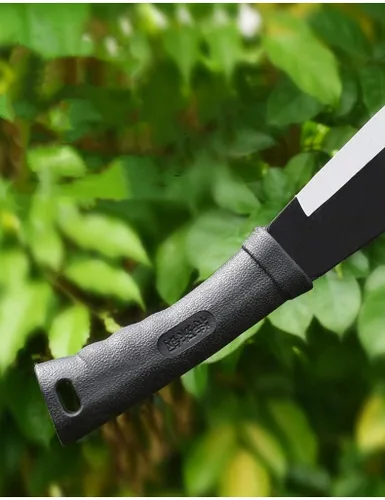 Vista 5 de Cuchillo de caza, cuchillo de carpintería al aire libre, machete de granja, cuchillo de corte de árboles. Cortar, cavar. Bueno para pesca, caza