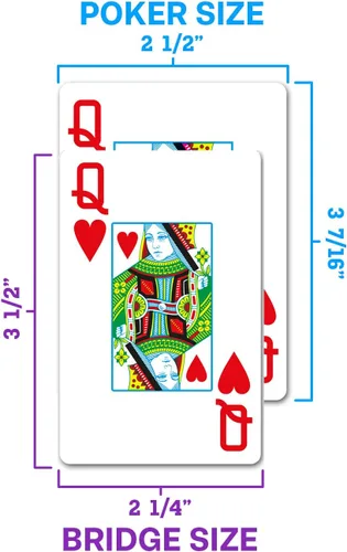 Vista 8 de Copag 1546 Neoteric Design - Juego de cartas 100% de plástico, tamaño de póquer (estándar) verde/rojo (índice jumbo, 1 juego)
