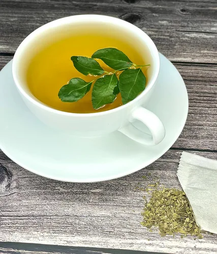 Vista 9 de Té de hoja de curry - Serie de té de hierbas puro de Palm Beach Herbals (30 unidades) [El embalaje puede variar]