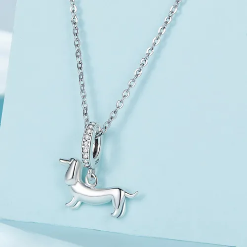 Vista 42 de Abalorios de plata de ley para pulseras, collares, familia para siempre, circonita cúbica, regalo de joyería para mujeres