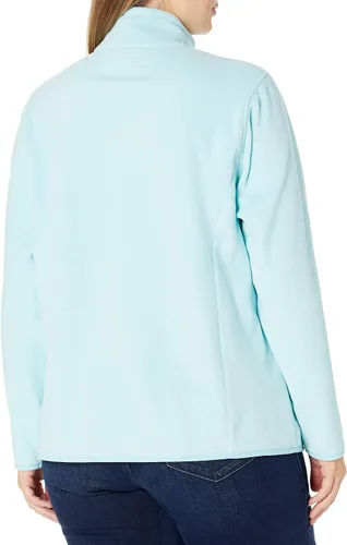 Vista 6 de Tienda Essentials - Chaqueta de vellón suave ajuste clásico manga larga y con cremallera completa para mujer