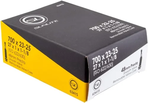 Vista 22 de Sunlite Tubos de bicicleta de válvula Presta estándar