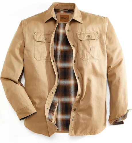 Vista 3 de Venado Chaqueta de gamuza de algodón oculta