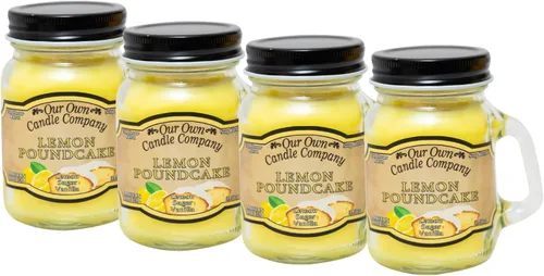 Vista 42 de Grandma's Kitchen - Mini vela perfumada en tarro Mason de Our Own Candle Company, 3.5 onzas (paquete de 4)